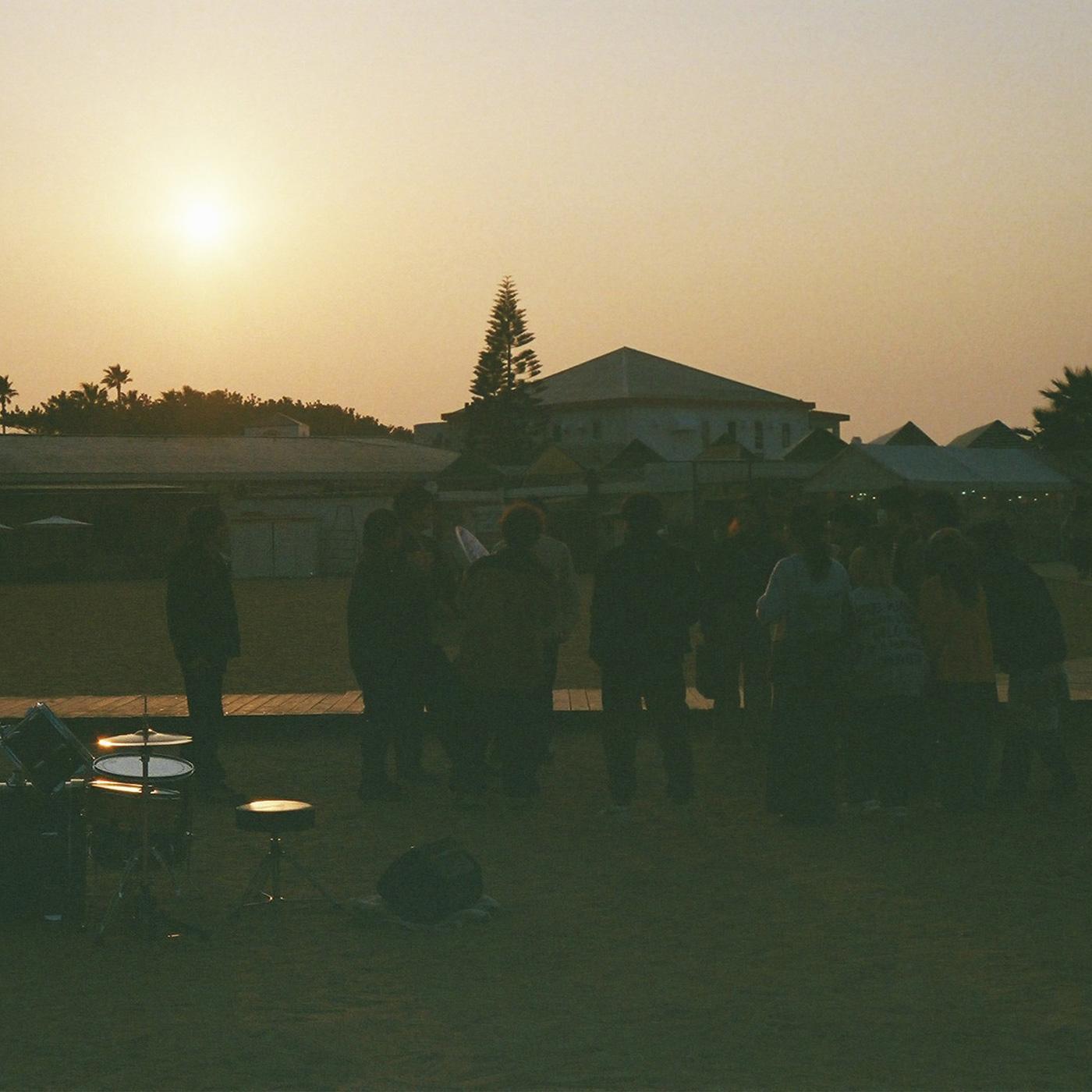 夕暮れの百道浜