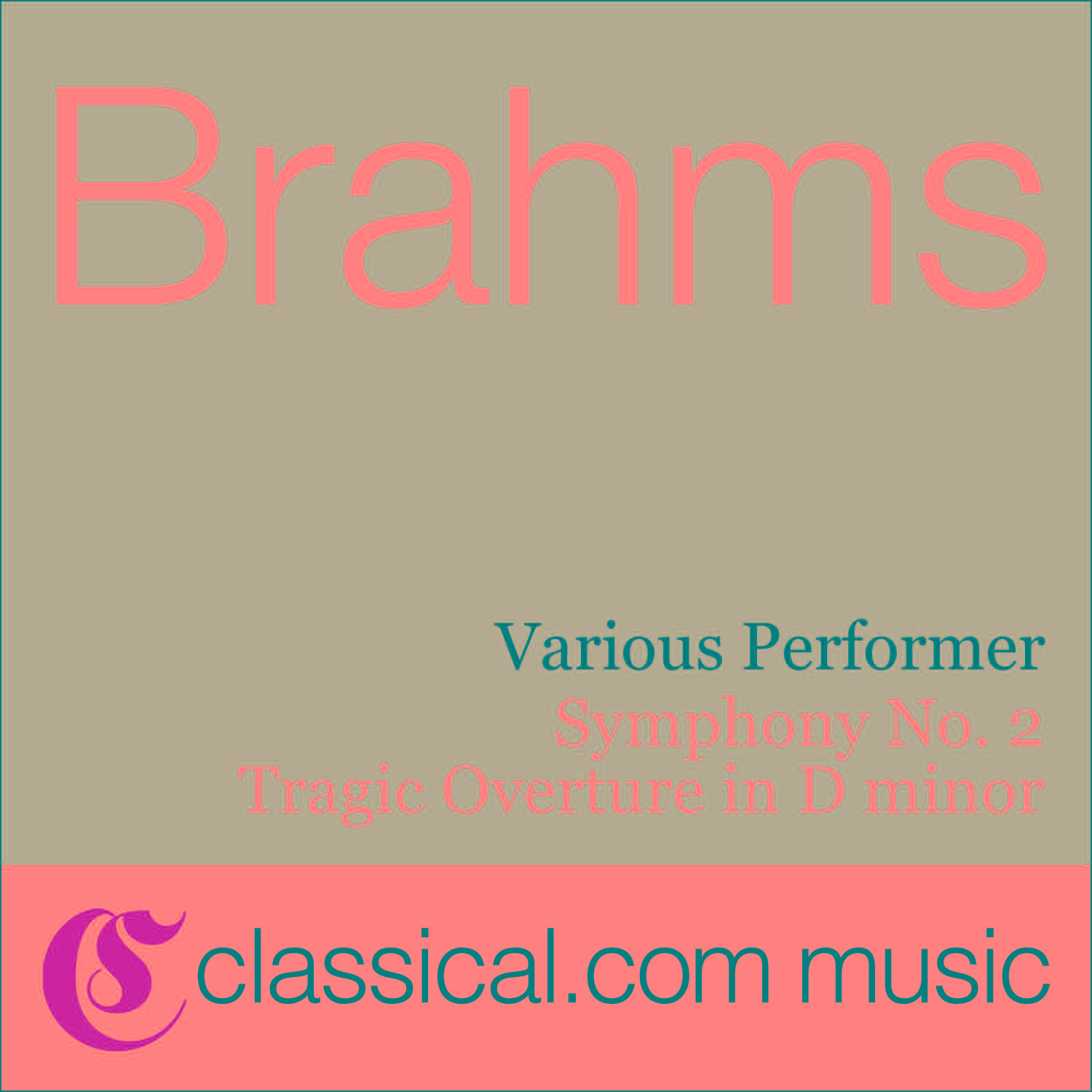 Johannes Brahms, Symphony No. 2 In D, Op. 73专辑