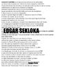 Edgar Sekloka - Constat austère