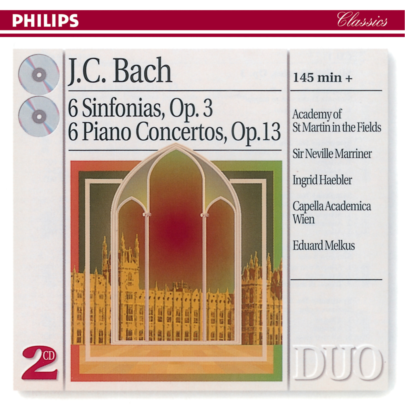 Bach, J.C.: 6 Sinfonias, Op.3 / 6 Piano Concertos, Op. 13