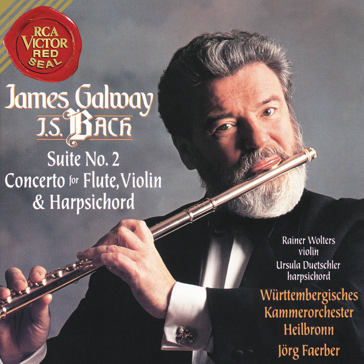 James Galway Plays Bach: Suite No. 2 & Concerto for Flute, Violin and Harpsichord专辑