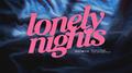 Lonely Nights专辑