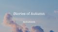 Stories of Autumn专辑