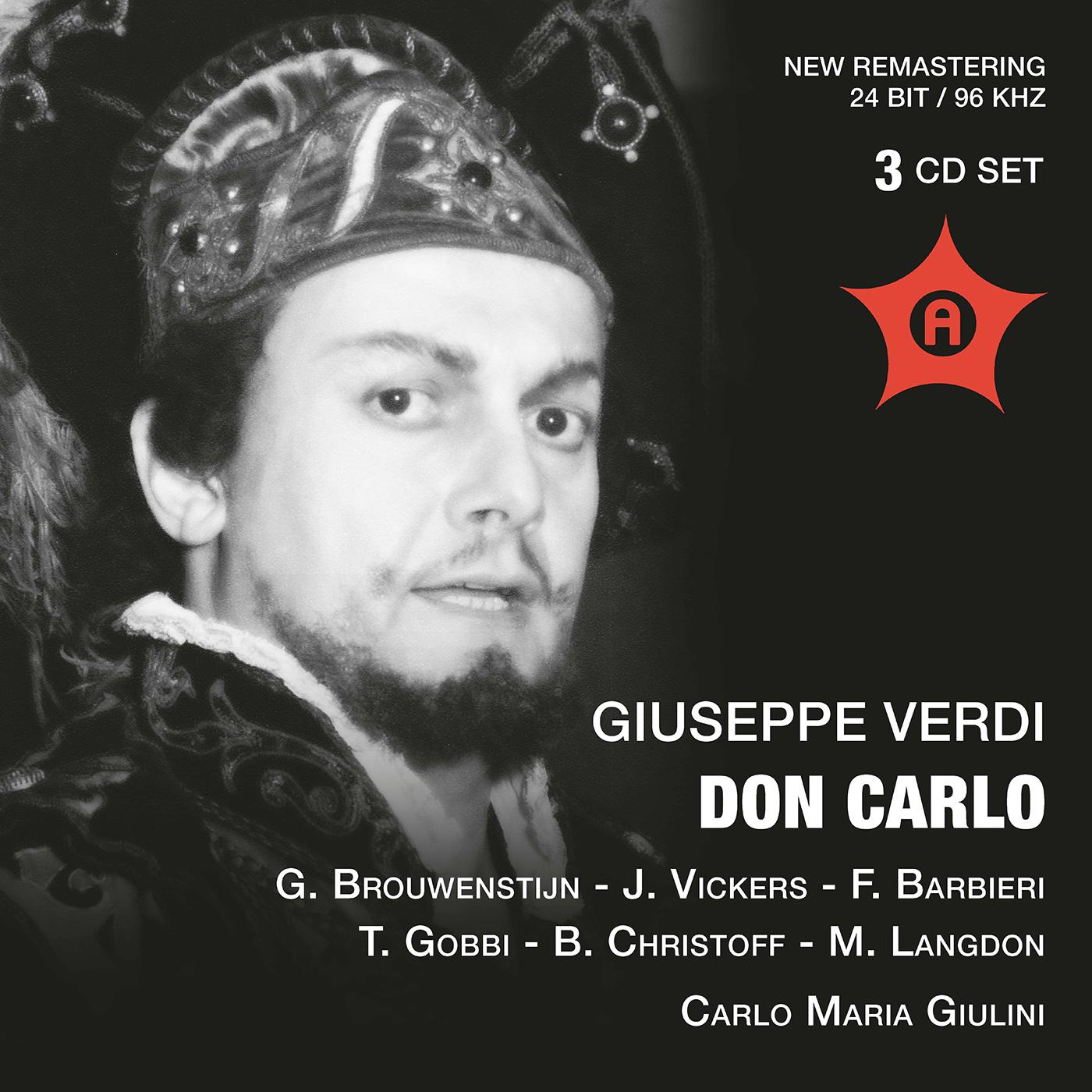 Jon Vickers - Don Carlo*:Act II: Dio, che nell'alma infondere (Don Carlo, Rodrigo)