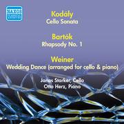BARTOK, B.: Rhapsody No. 1 / WEINER, L.: Lakodalmas / KODALY, Z.: Cello Sonata (Starker) (1950)