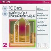 Bach, J.C.: 6 Sinfonias Op.3/6; Piano Concertos Op.13