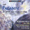 PAGANINI: 24 Caprices (arr. for violin and orchestra)