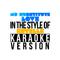 No Substitute Love (In the Style of Estelle) [Karaoke Version] - Single专辑