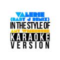 Valerie (Baby J Remix) [In the Style of Amy Winehouse] [Karaoke Version] - Single