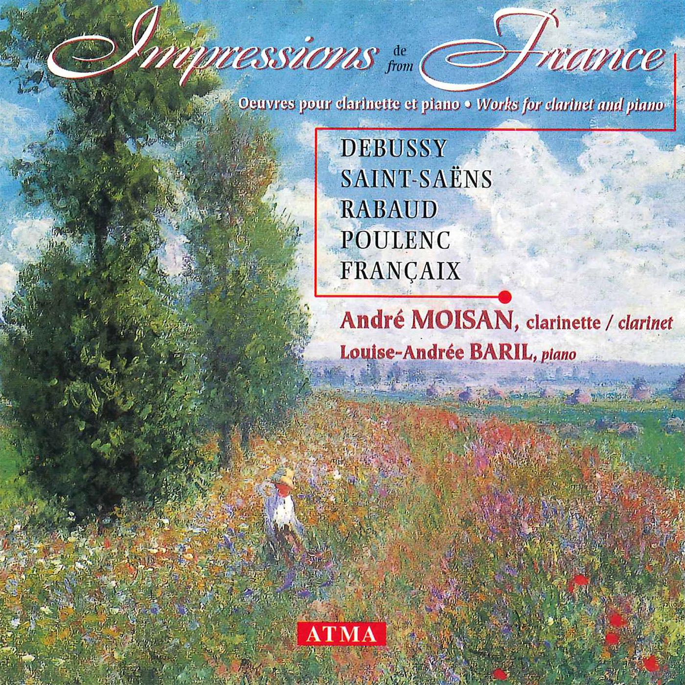 IMPRESSIONS FROM FRANCE - Works for clarinet and piano