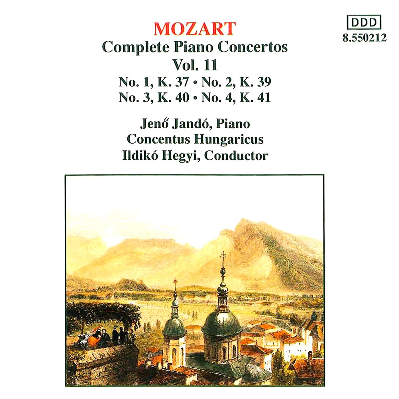 MOZART: Piano Concertos Nos. 1, 2, 3 and 4