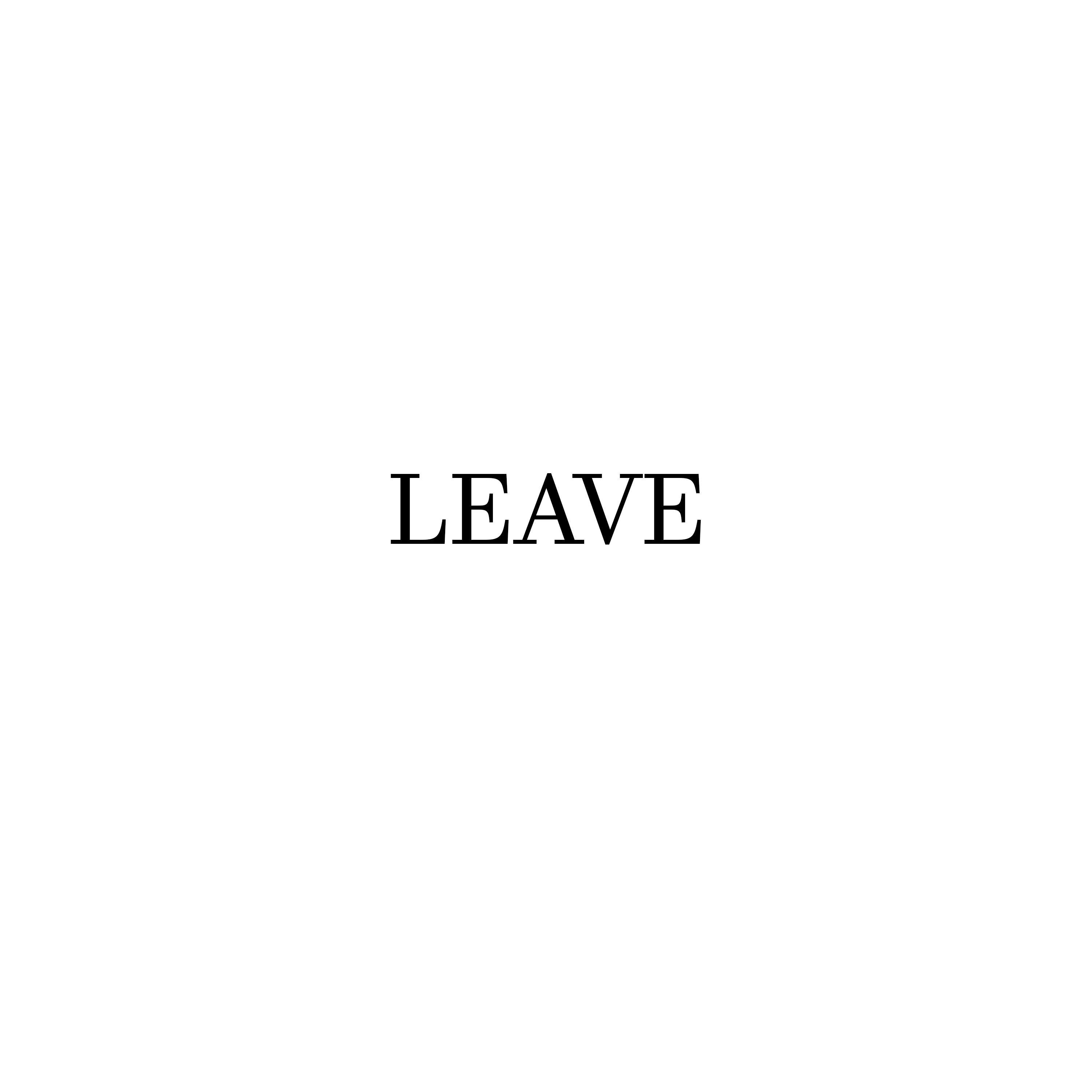 Leave (feat. Leorinda)