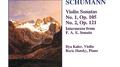 SCHUMANN, R.: Violin Sonatas Nos. 1 and 2 (Kaler, Slutsky)专辑