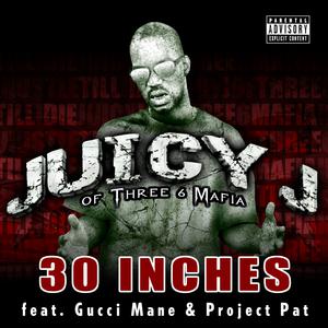 Juicy J - 30 Inches Remix (Instrumental) 无和声伴奏 （降3半音）