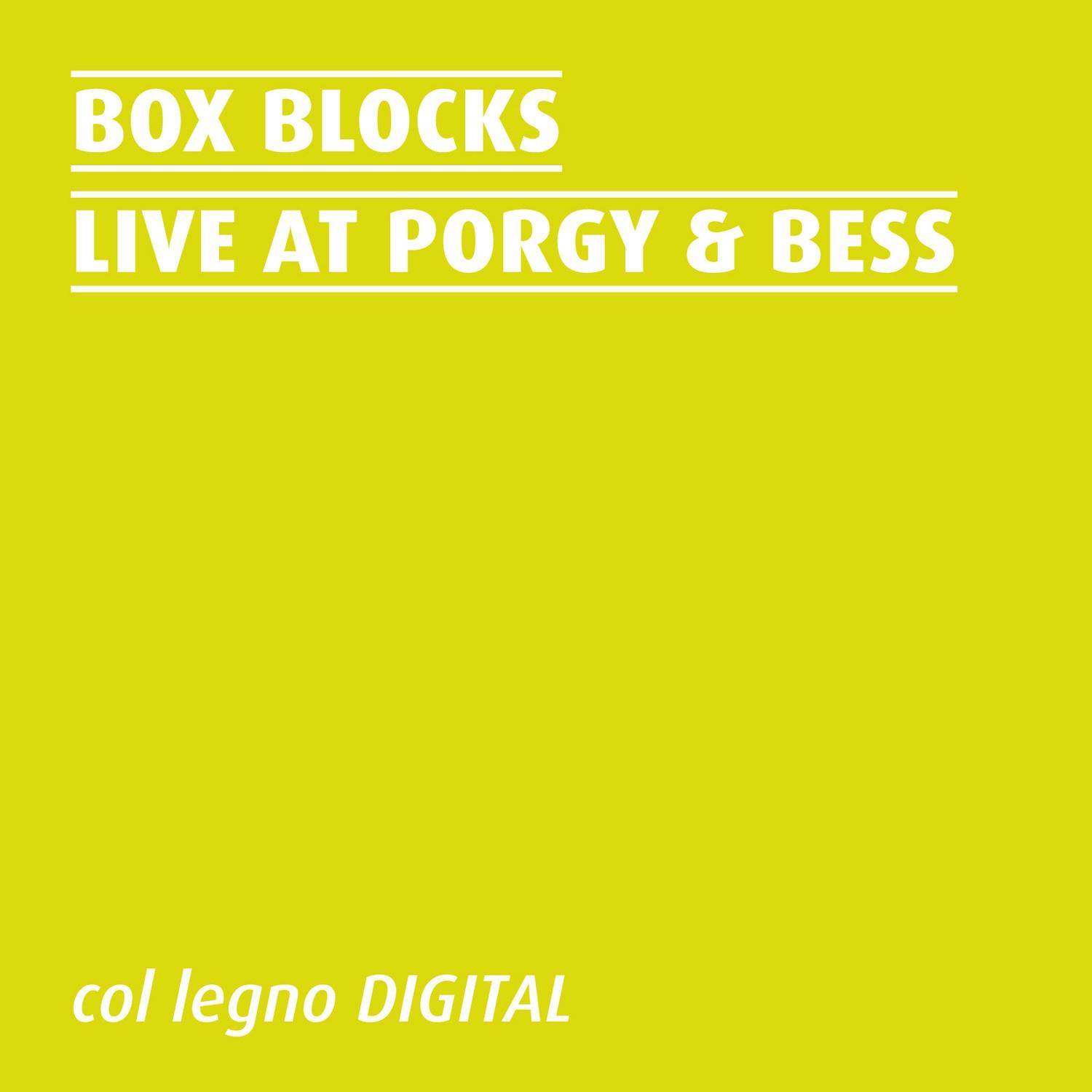 Live at Porgy and Bess