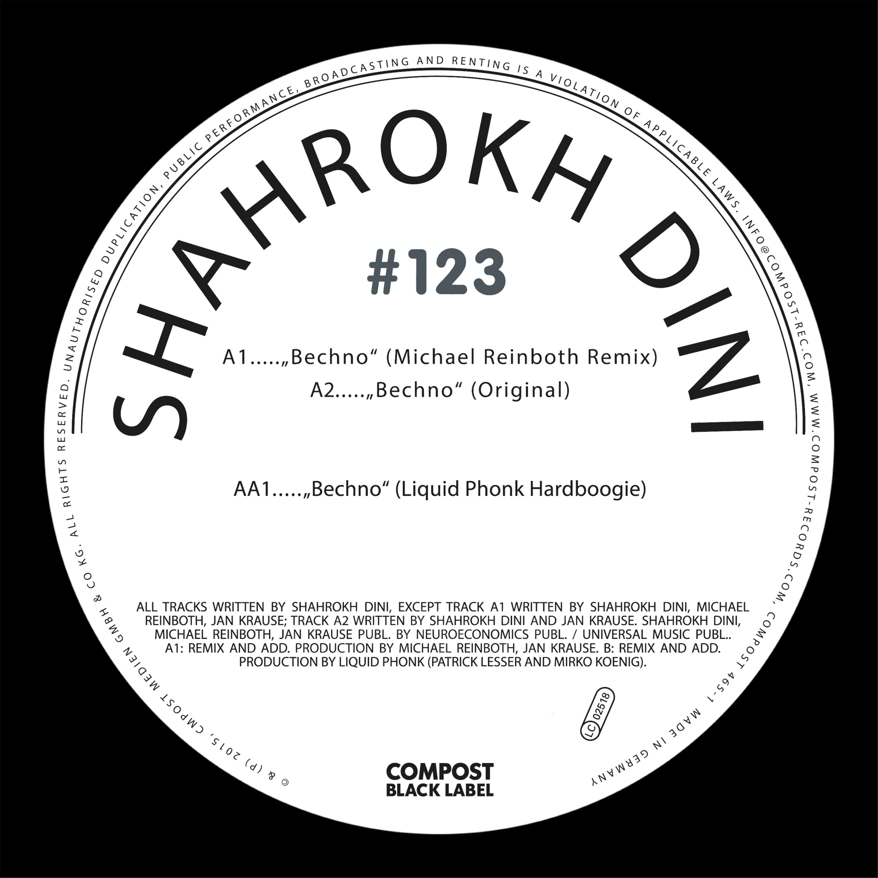 Compost Black Label #123 - Bechno EP