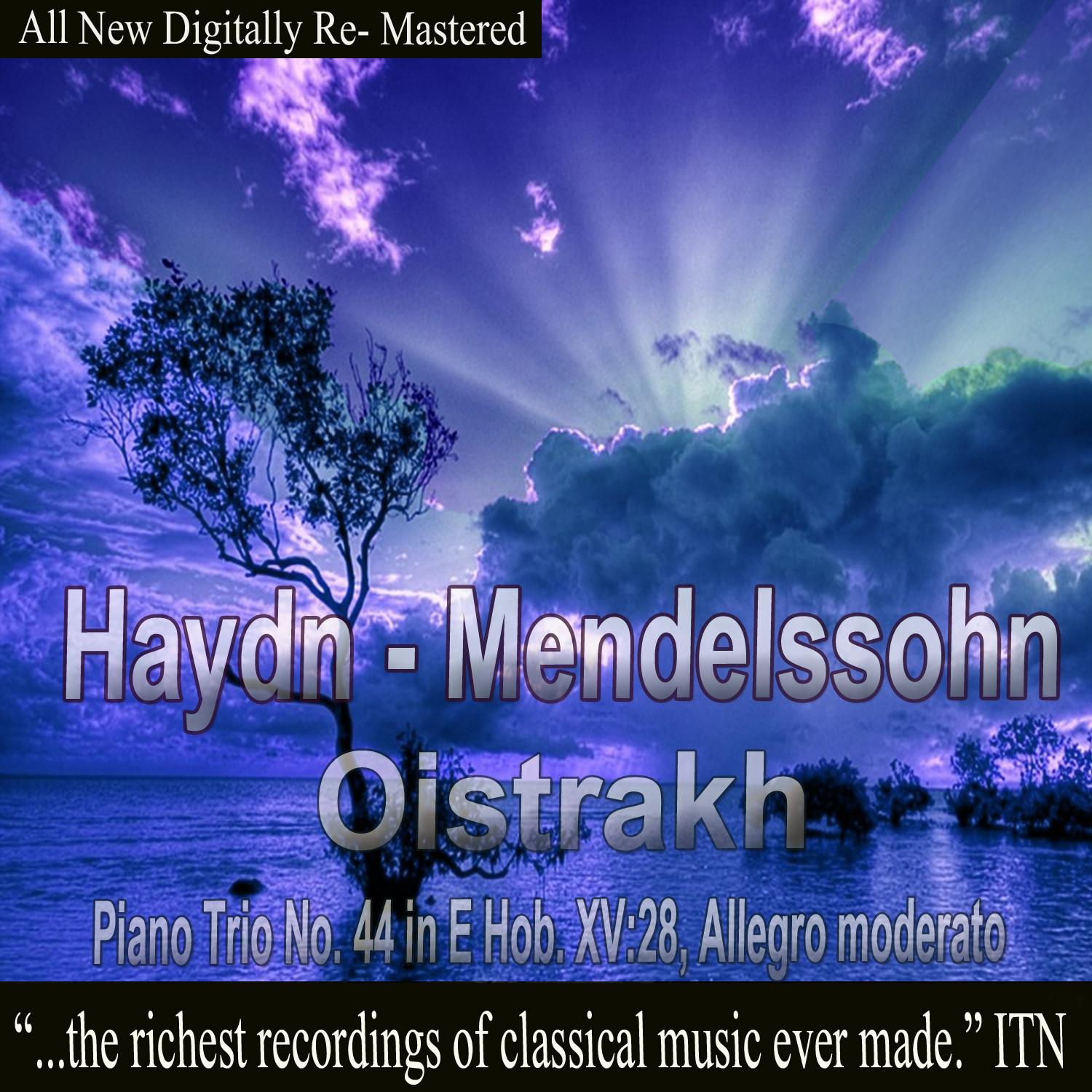 Oistrakh - Haydn, Mendelssohn - Piano Trio, No. 44 in E Hob XV 28 Allegro moderato