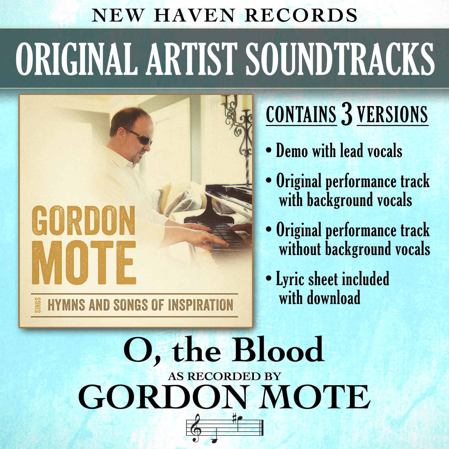 O, The Blood (Performance Tracks)
