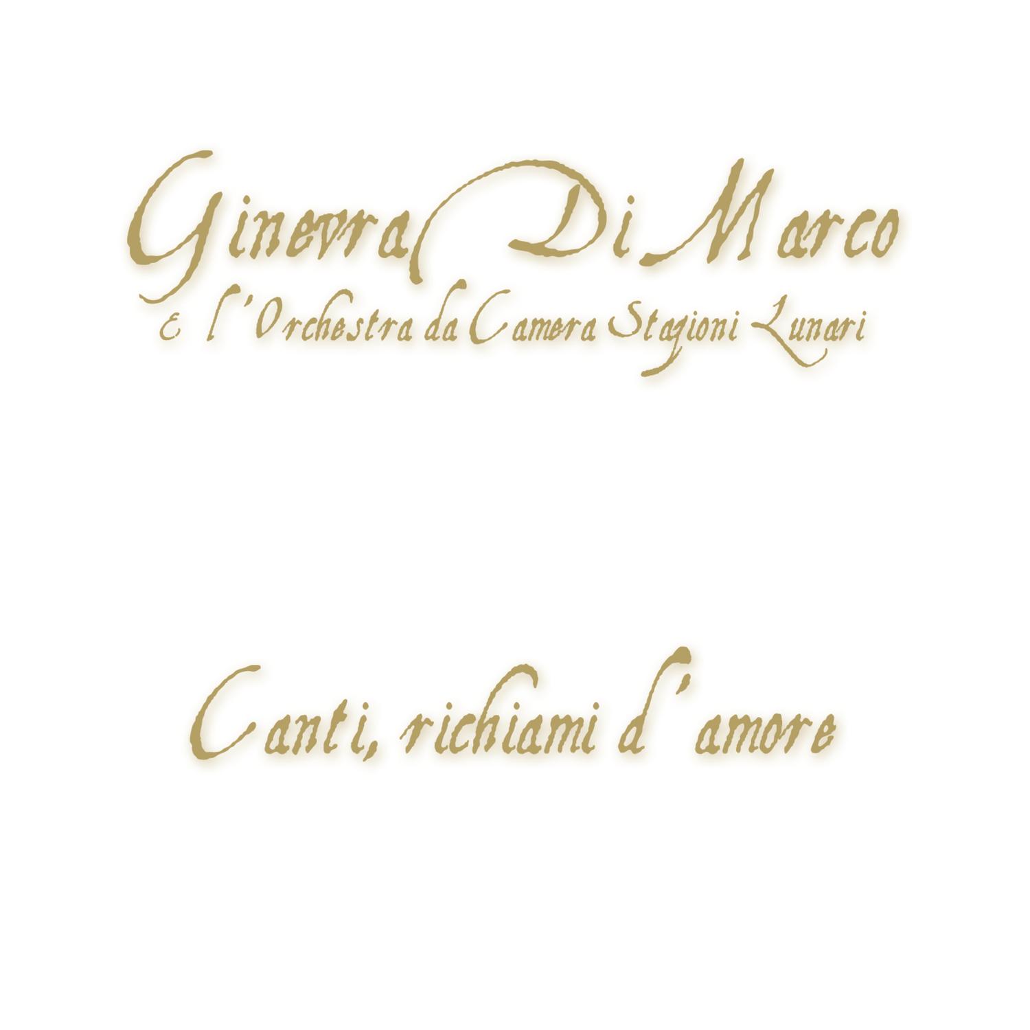 Canti, richiami d'amore