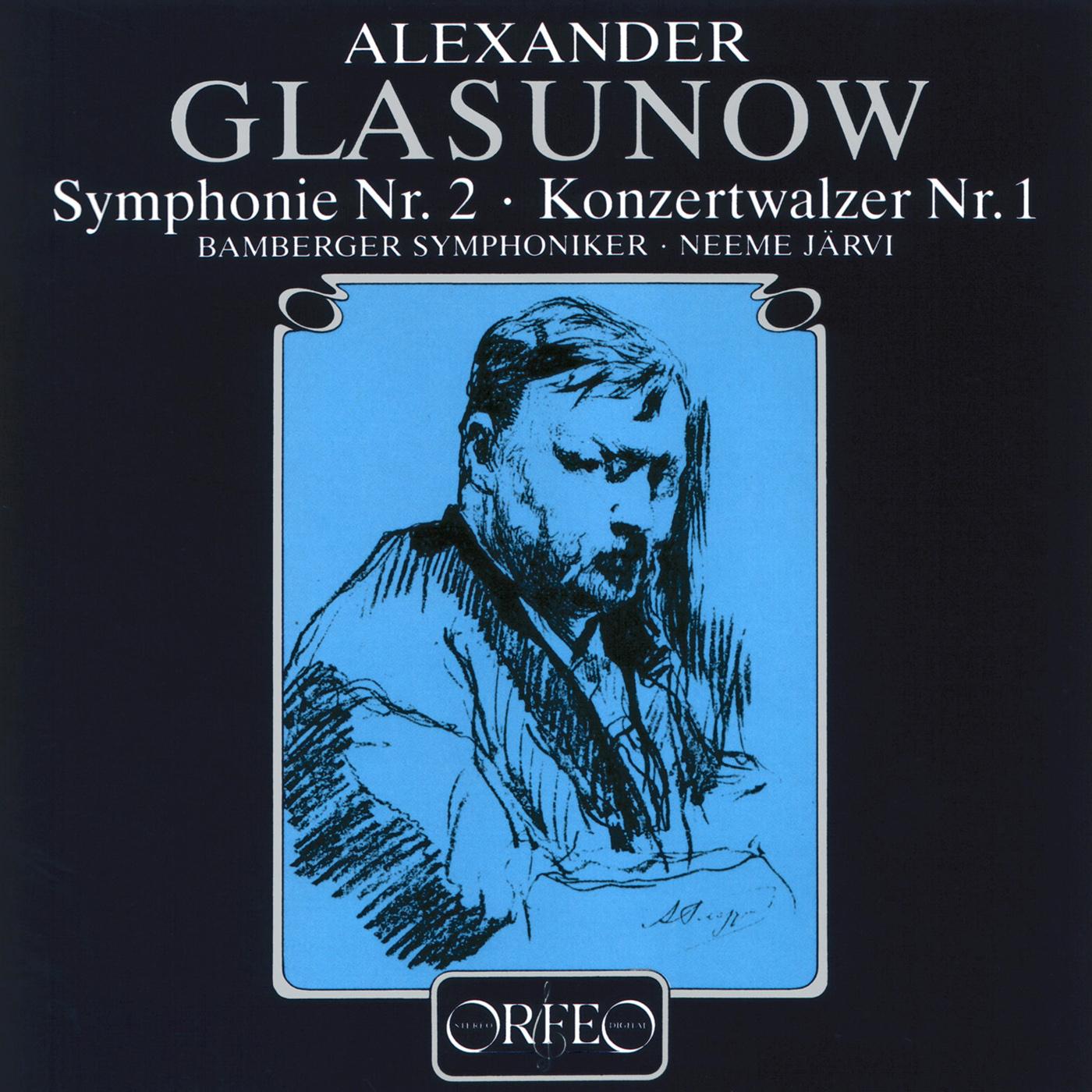 GLAZUNOV, A.K.: Symphony No. 2 / Concert Waltz No. 1 (Bamberg Symphony, N. Järvi)