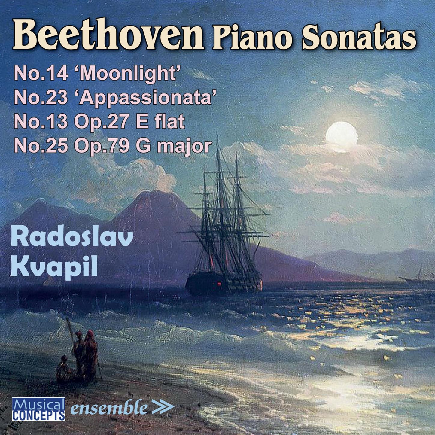 Beethoven Piano Sonatas: No. 13, No. 14 ("Moonlight"), No. 23 ("Appassionata"), and No. 25专辑