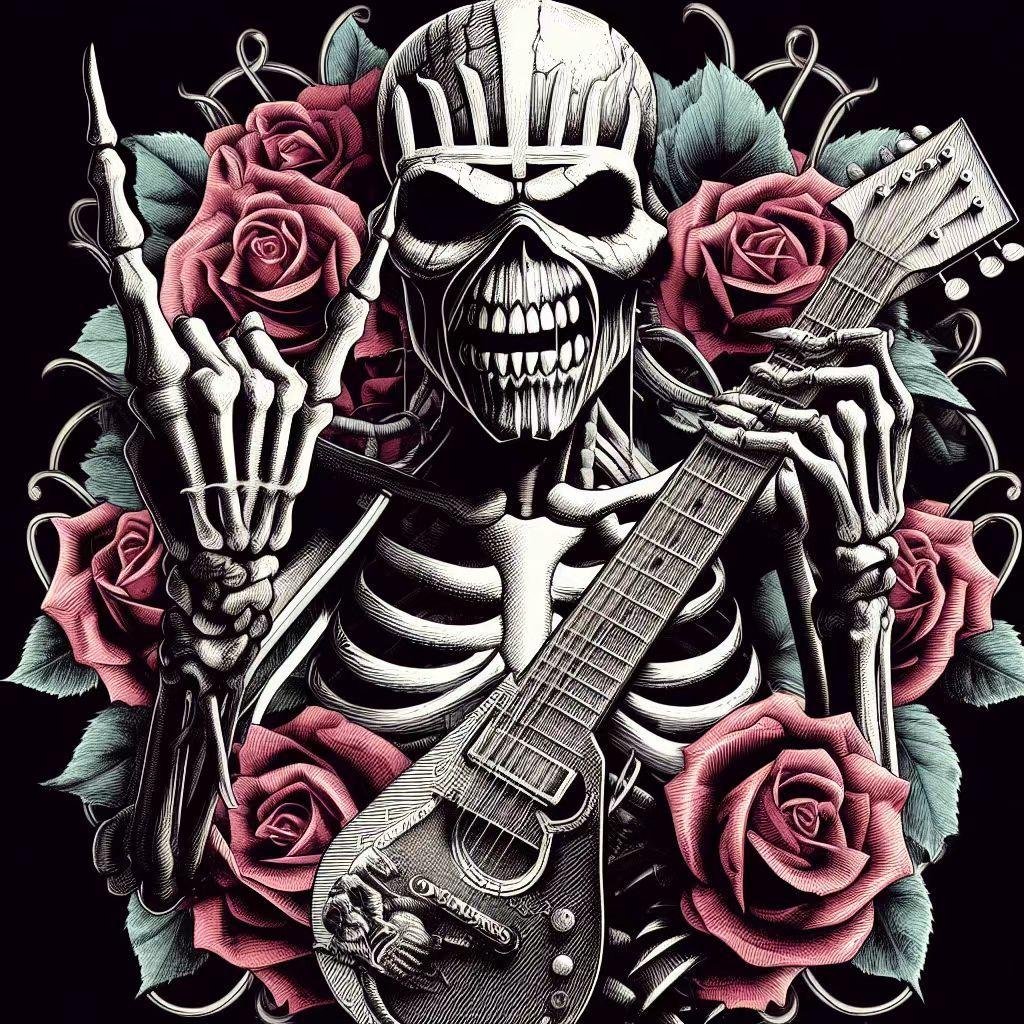 A ROSE FROM METAL WARRIOR