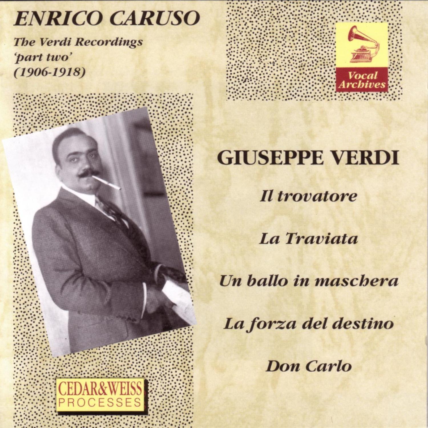 Enrico Caruso The Verdi Recordings Vol. 2