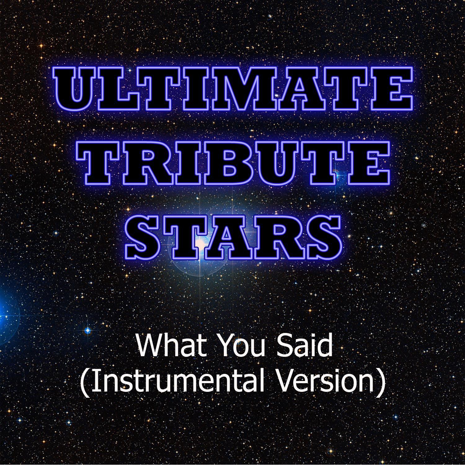 Sophia - What You Said (Instrumental Version)专辑
