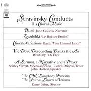 Stravinsky Conducts His Choral Music