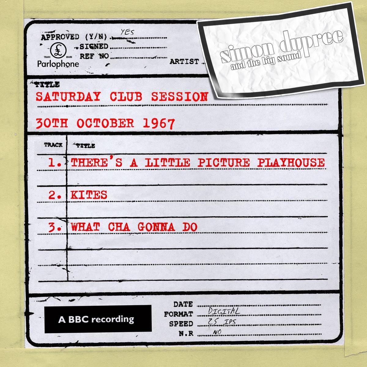Saturday Club Session (30th October 1967)