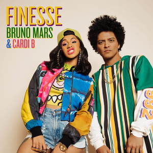 Finesse (Remix) - Bruno Mars Ft. Cardi B (HT karaoke) 带和声伴奏