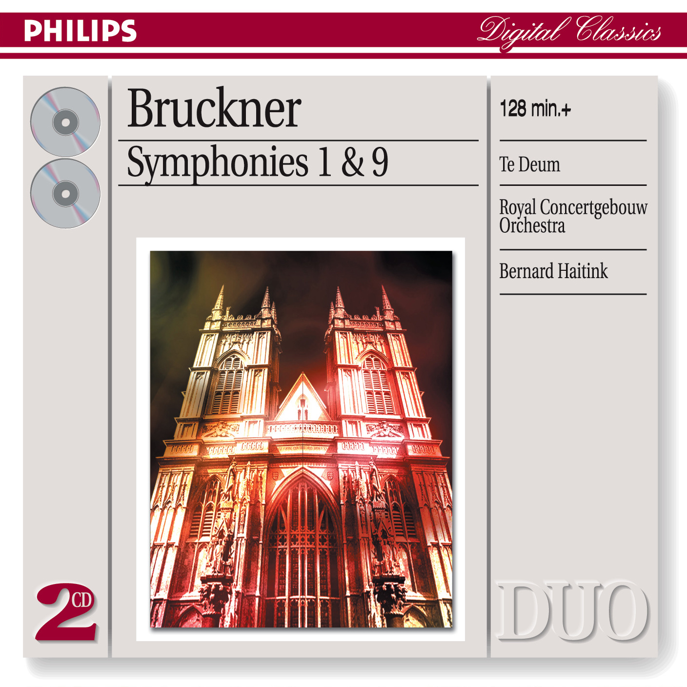 Bruckner: Symphonies Nos.1 & 9; Te Deum (2 CDs)