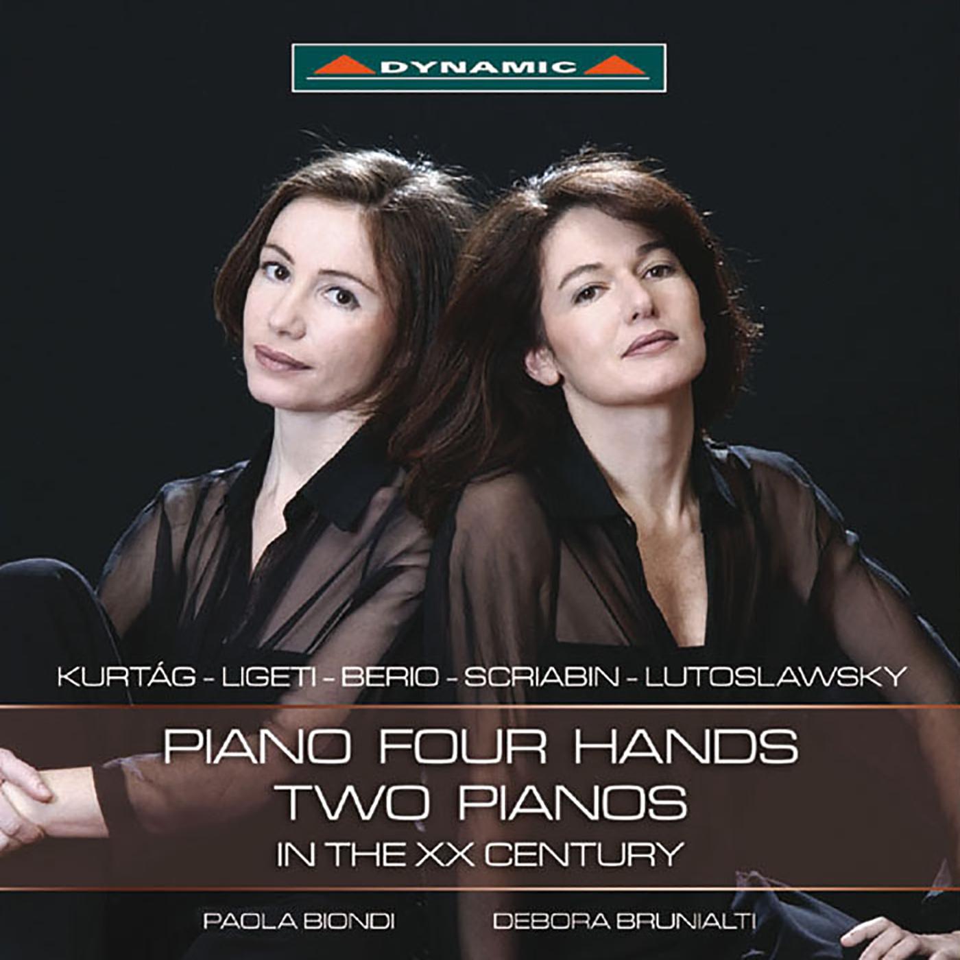 3 Pieces for 2 Pianos:No. 3. In zart fliessender Bewegung