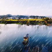 楚江暮雨