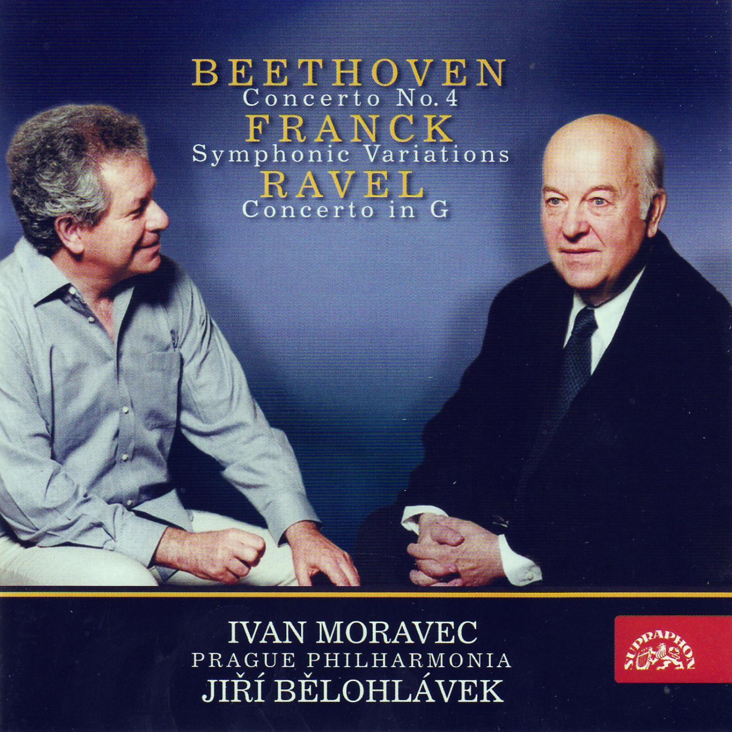 Beethoven, Ravel: Piano Concertos, Franck: Symphonic Variations / Moravec, Prague Philharmonia, Bělohlávek