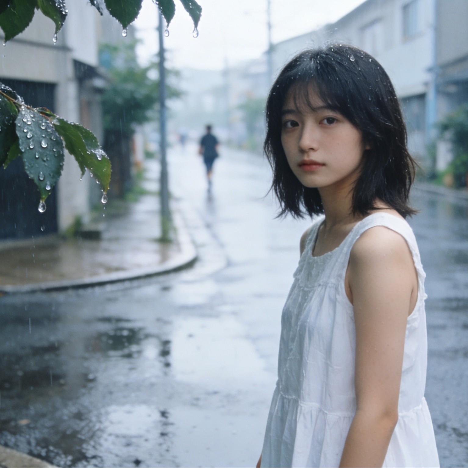 雨落完，就忘了他