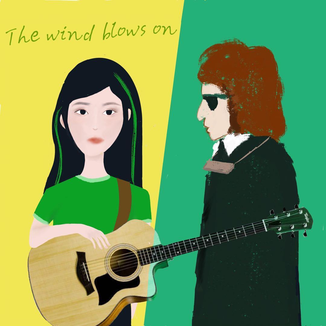 The wind blows on
