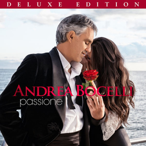Andrea Bocelli & Edith Piaf - La vie en rose (Karaoke Version) 带和声伴奏 （升4半音）