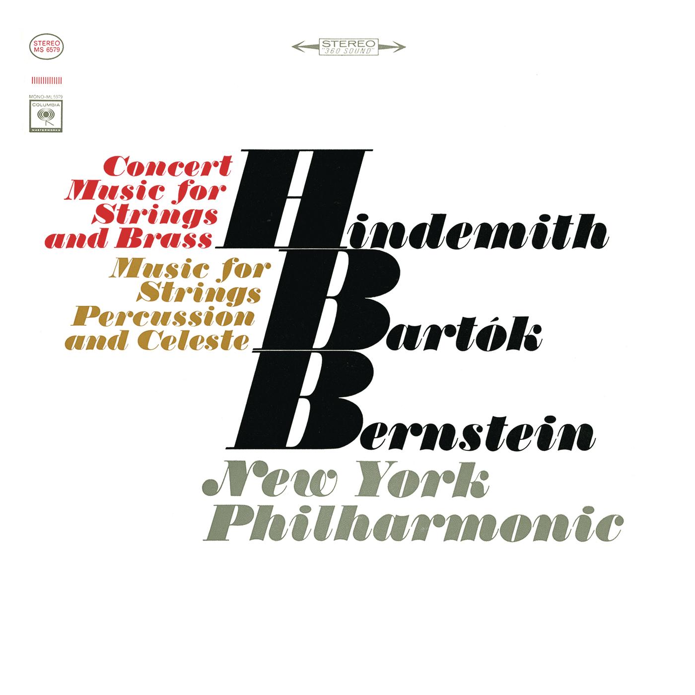 Bartók: Music for Strings, Percussion and Celesta, Sz. 106 - Hindemith: Concert Music for String Orchestra and Brass, Op. 50 (Remastered)