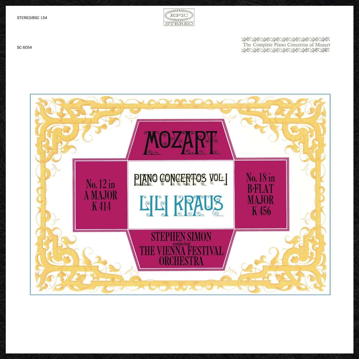Mozart: Concertos for Piano and Orchestra Nos. 12 & 18