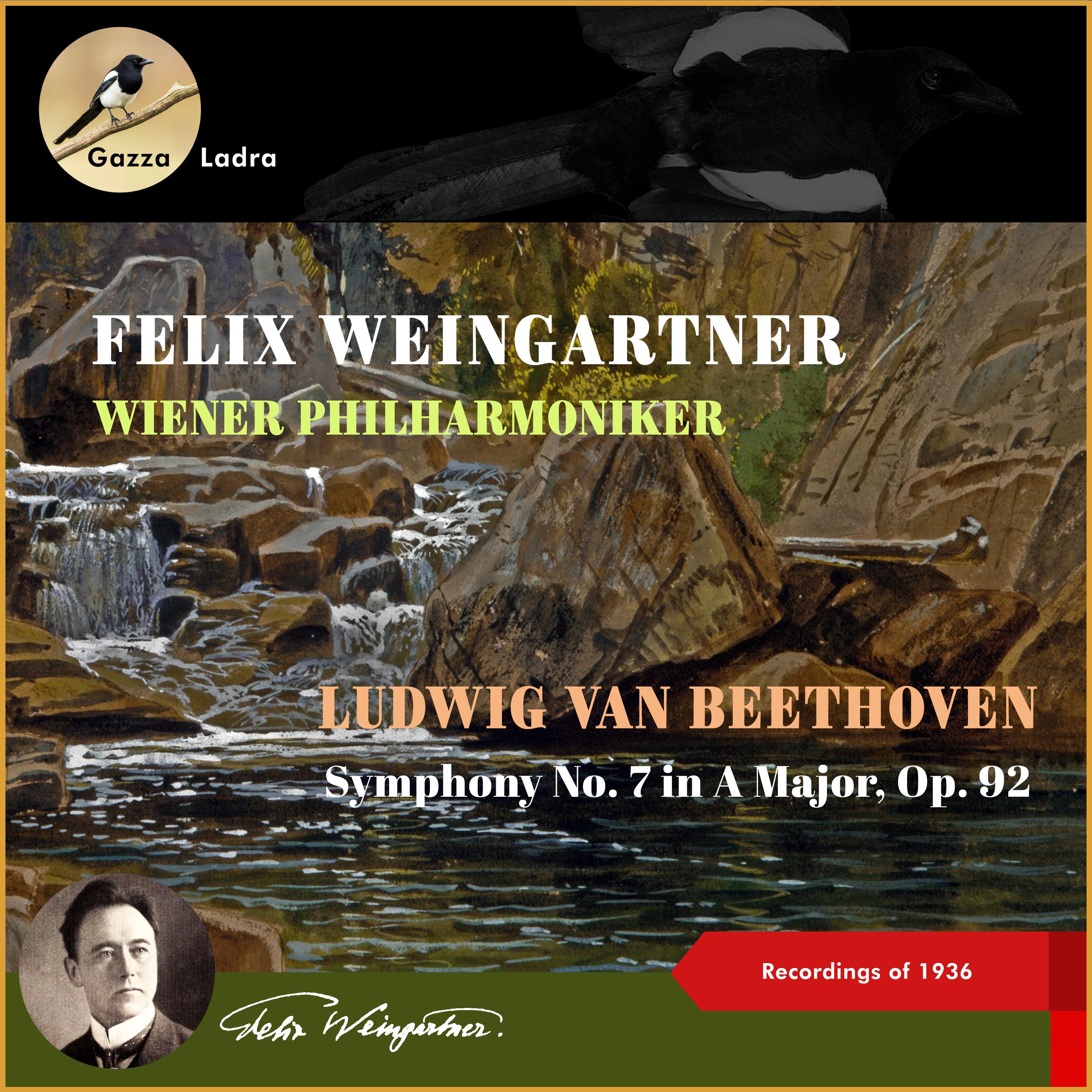 Ludwig Van Beethoven: Symphony No. 7 In a Major, Op. 92 (Recordings of 1936)