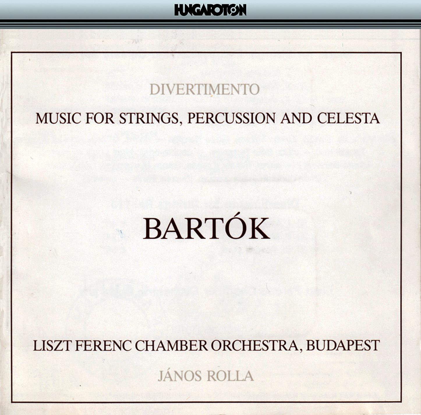 Bartok: Music for Strings, Percussion and Celesta / Divertimento