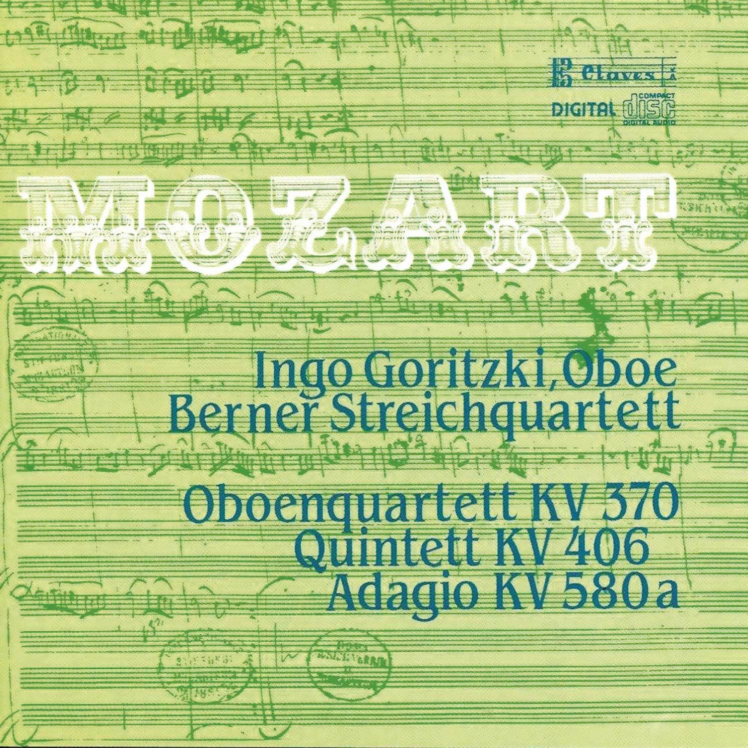 Mozart: Quintet K. 406 - Oboe Quartet K. 370 - Adagio K. 580a