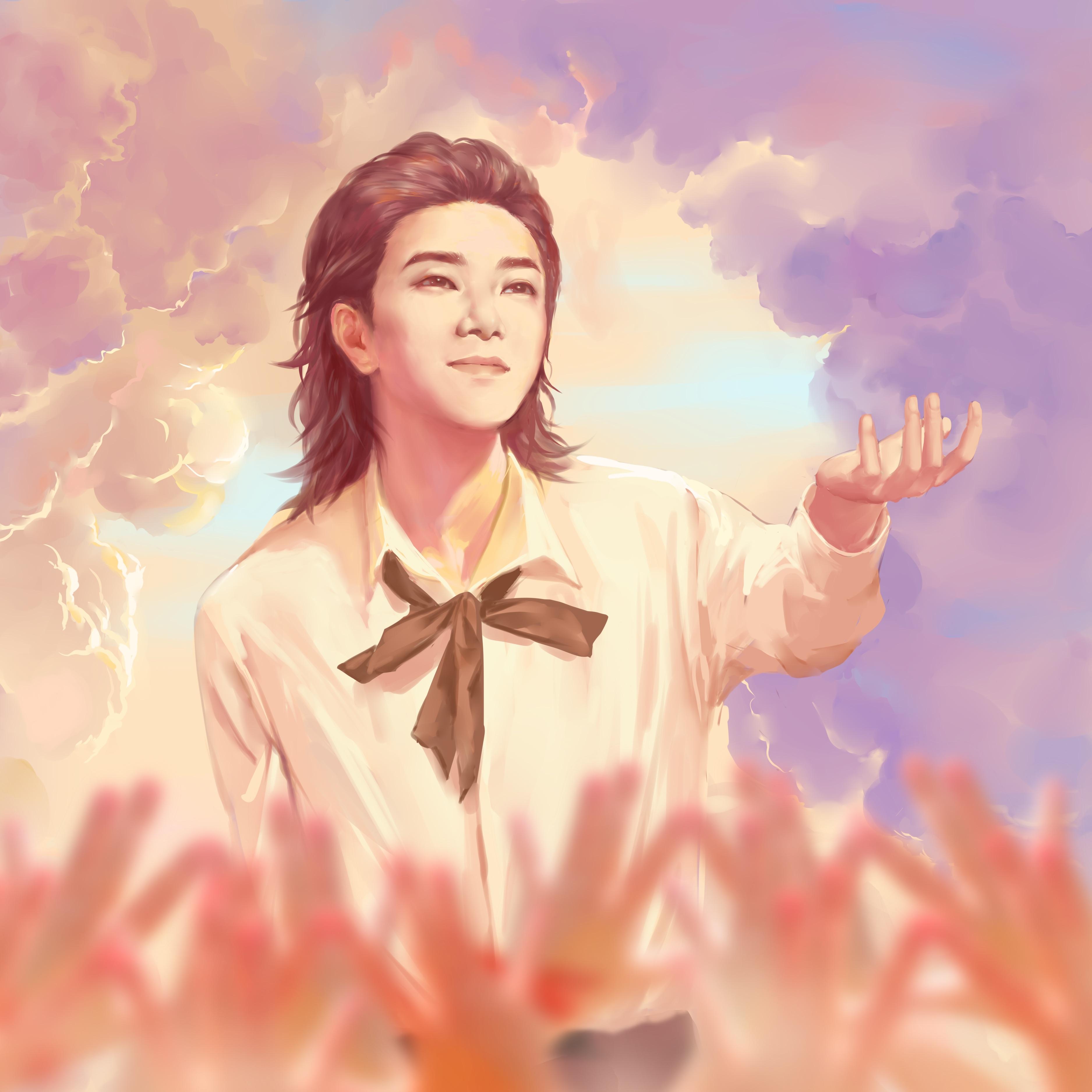 生在光里的花