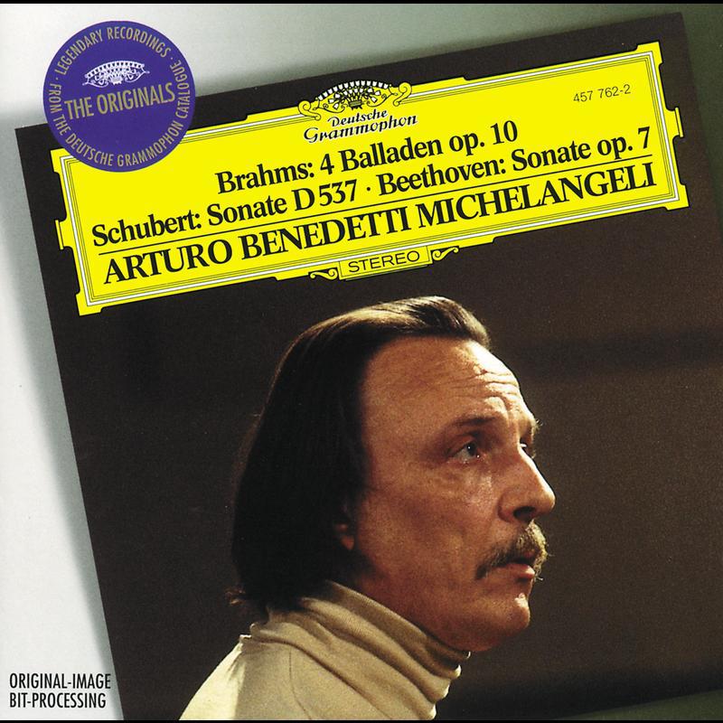 Brahms: 4 Ballades / Schubert: Sonata D537 / Beethoven: Sonata No.4专辑