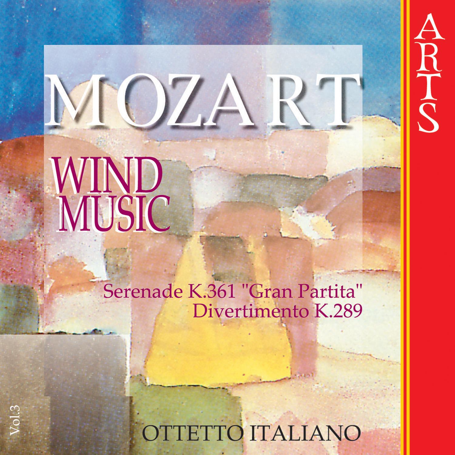 W.A. Mozart: Music for Wind Musics - Vol. 3