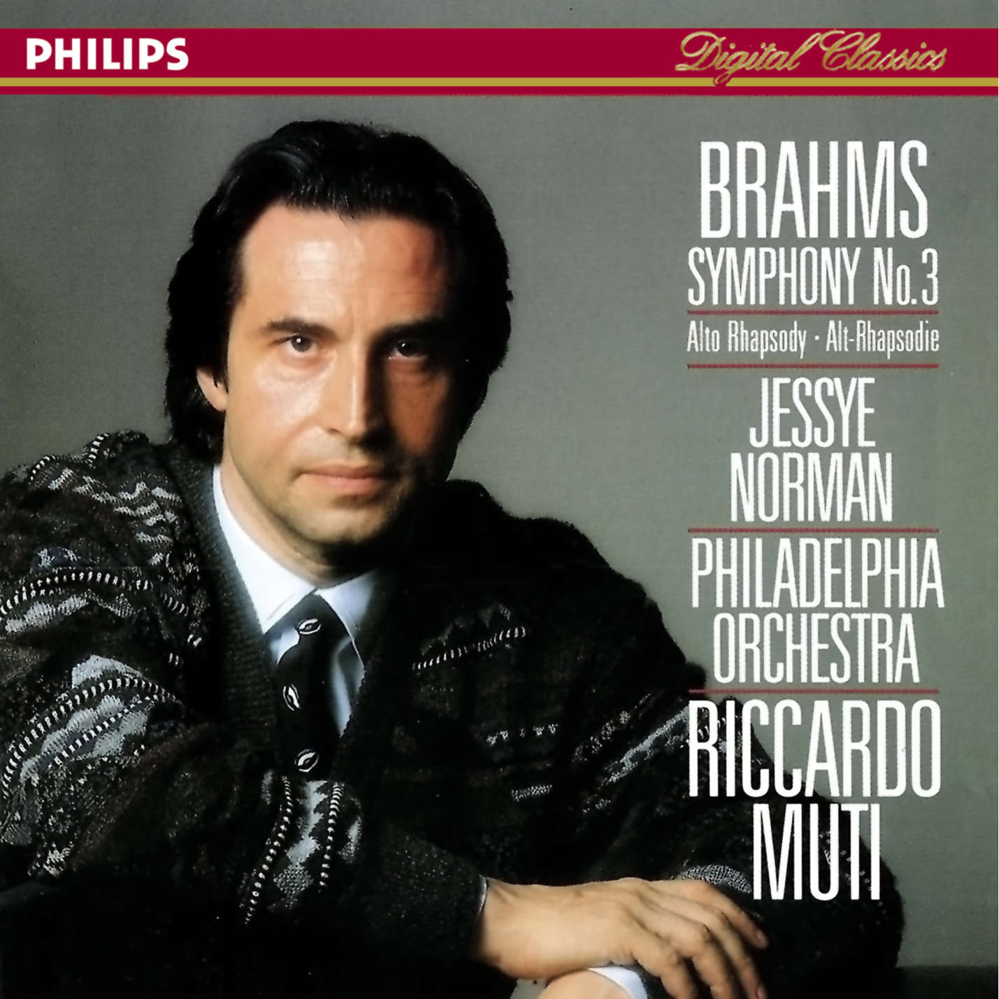 Brahms: Symphony No. 3; Alto Rhapsody