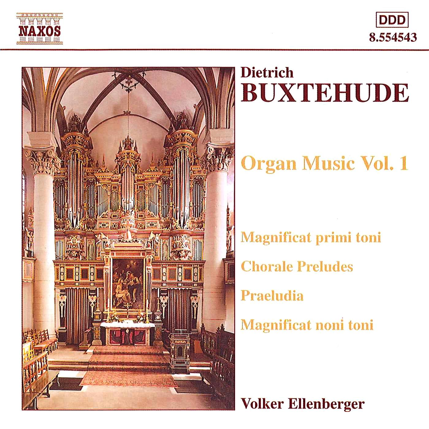 BUXTEHUDE: Organ Music, Vol. 1