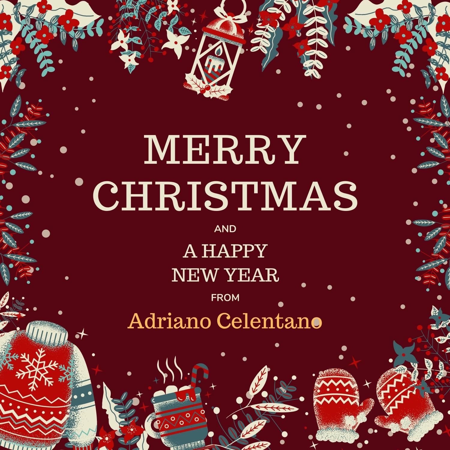 Merry Christmas and a Happy New Year from Adriano Celentano