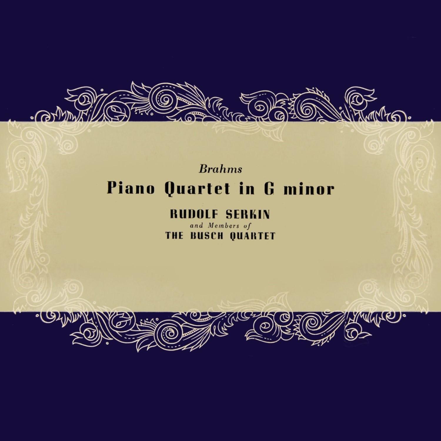 Johannes Brahms: Piano Quartet No. 1